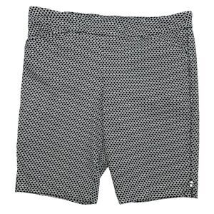 Kim Rogers Bermuda Shorts Plus Size 18 Black White Print Stretch Pull On Pockets